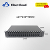 2u-16 Slot Chip Transceiver Fiber Optic Power Rack Chassis converter
