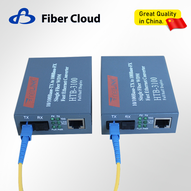 10/100/1000m Single/Dual Optic Fiber to Ethernet Sc Media Converter