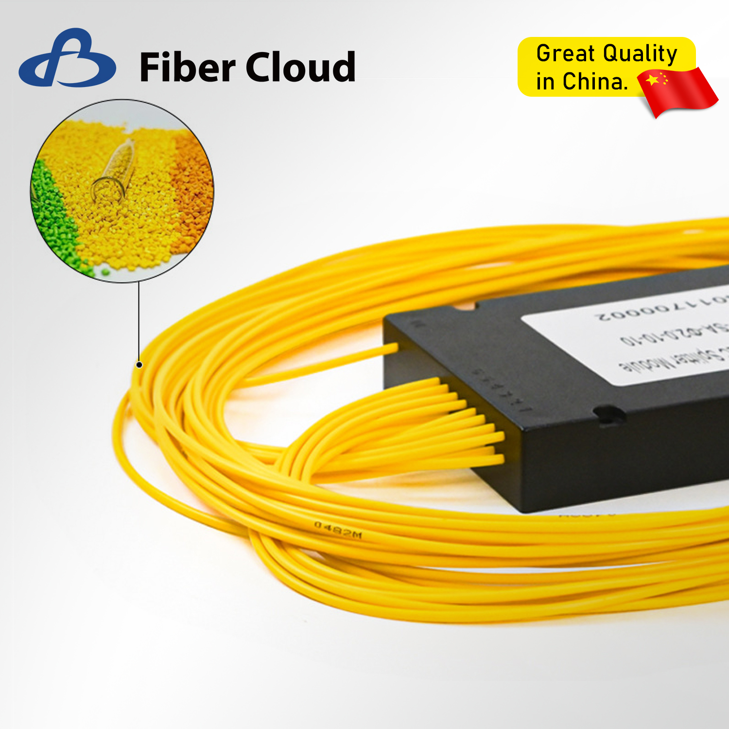 1X16 Sc APC G65A71 G652D LSZH PLC Module ABS Coupler 2.0mm Cable Fiber Optic PLC Splitter