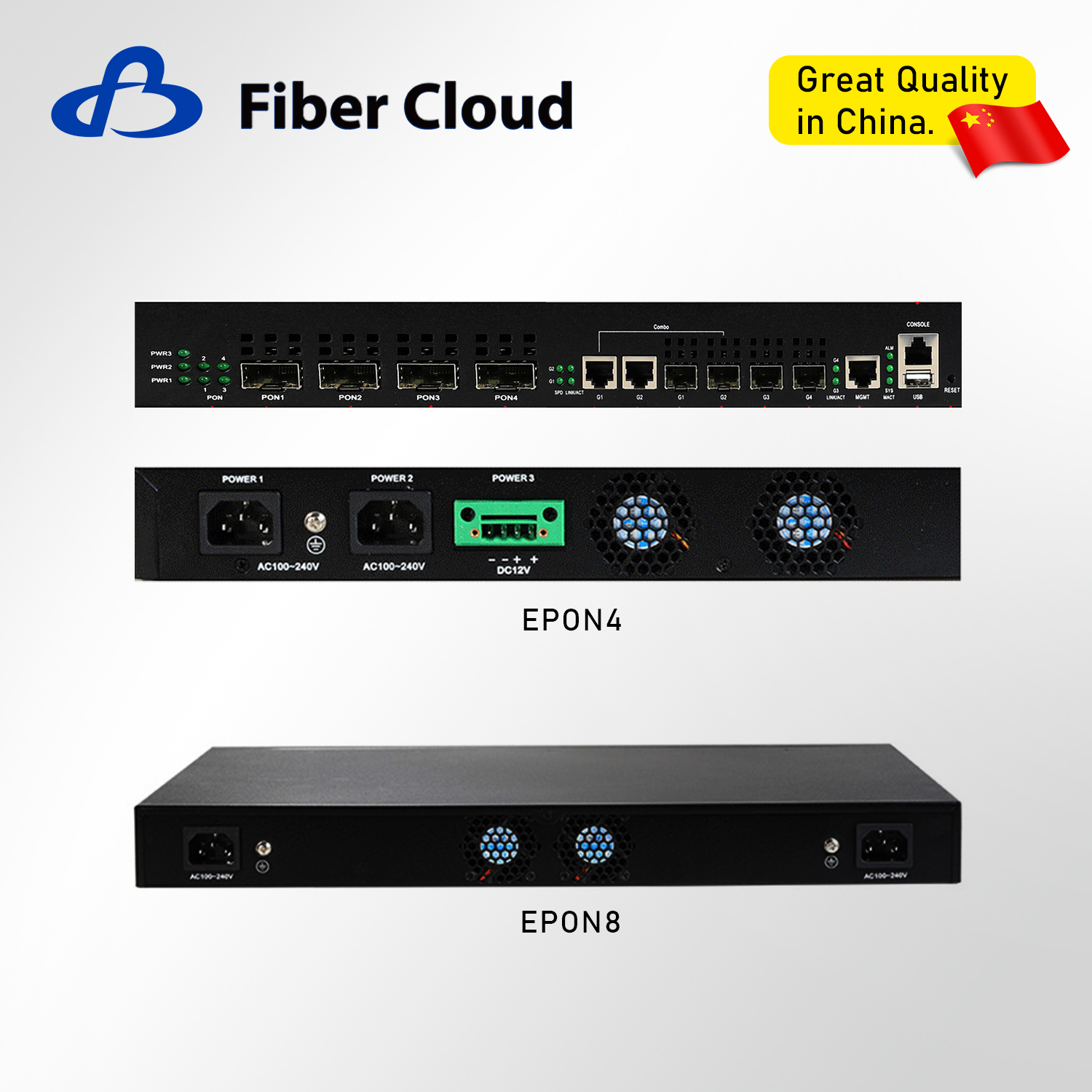 1u/2u Web 4/8 Ports SFP Fiber Optical Terminal Network Products Epon Olt 