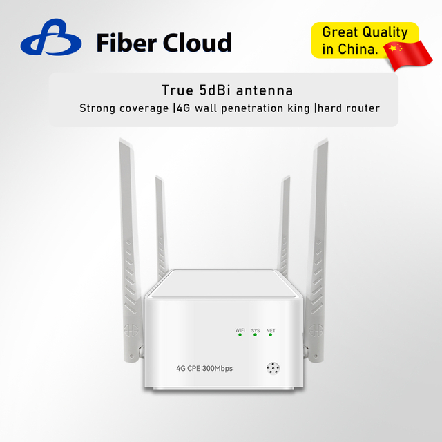 4G Cat4 WiFi6 Full-Band External Antenna 300Mbps Home Wireless Router with SIM Card