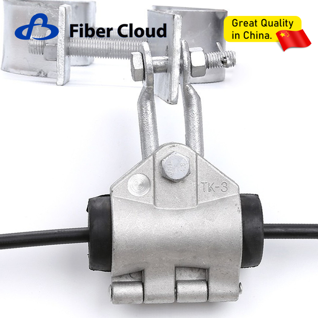 100m Span Fiber Optic Cable Fitting Accessories Helical ADSS Hardware Suspension Set