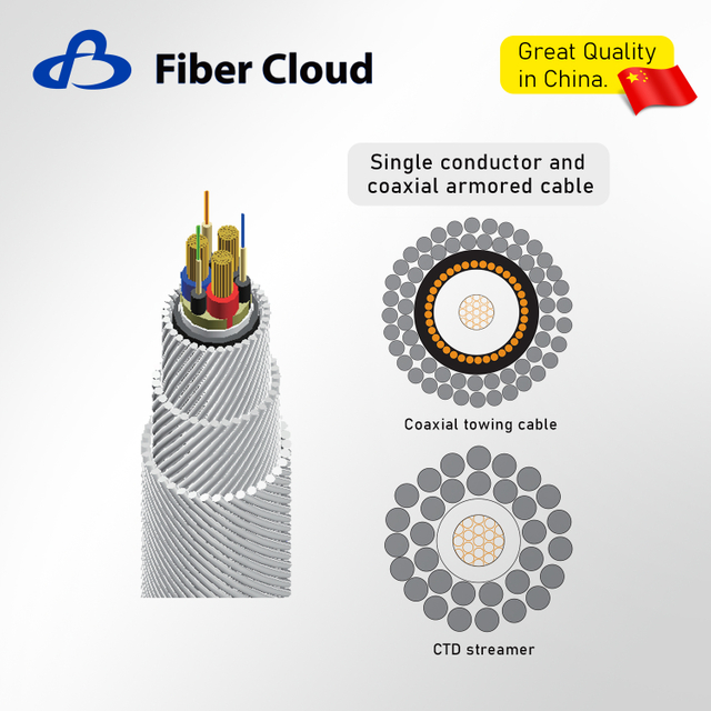 Ocean Exploration Towed Optical Fiber Cable CTD Tow Cable Optical-electric Composite Tow Cable