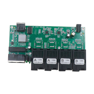 1000G 4 Optical 3 Electrical Converter PCBA Board 20KM SC port Optical Fiber Transceiver