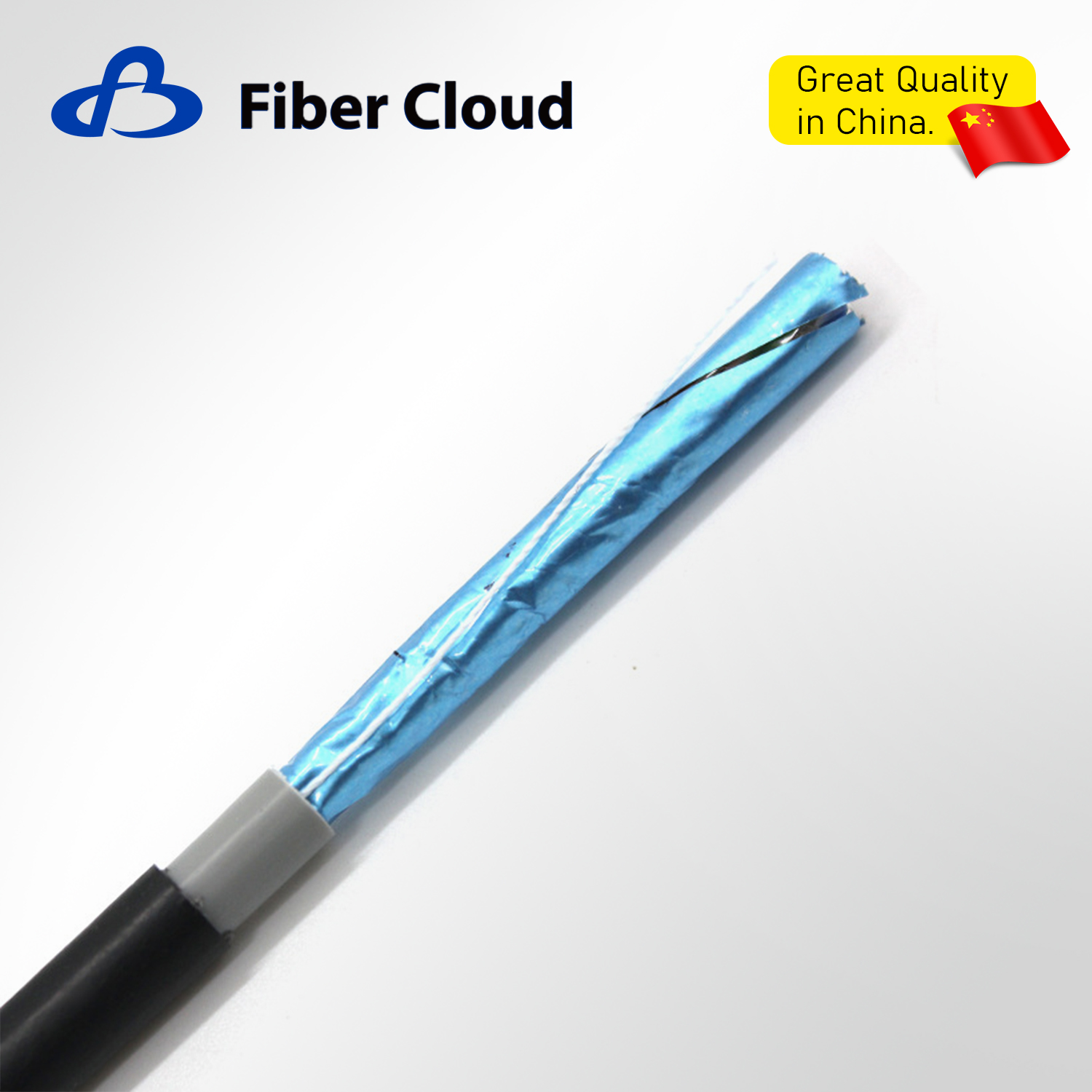 24AWG 4 Twisted Pairs PE&PVC F/UTP 350MHz Solid Copper Cat5e Outdoor Direct Burial Bulk Cable