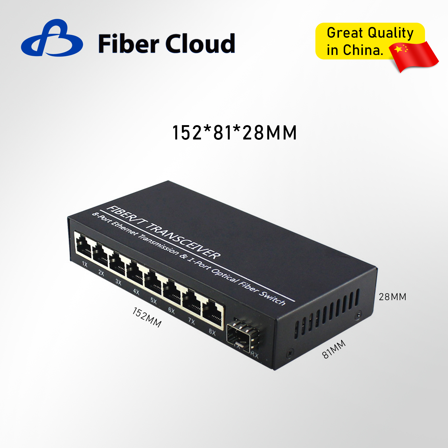 10/100/1000m SFP FTTH Epon Fiber Optic Transceiver Single-Mode Electrical Converter