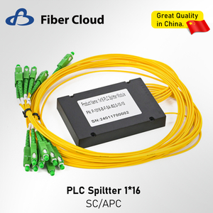 1X16 Sc APC G65A71 G652D LSZH PLC Module ABS Coupler 2.0mm Cable Fiber Optic PLC Splitter