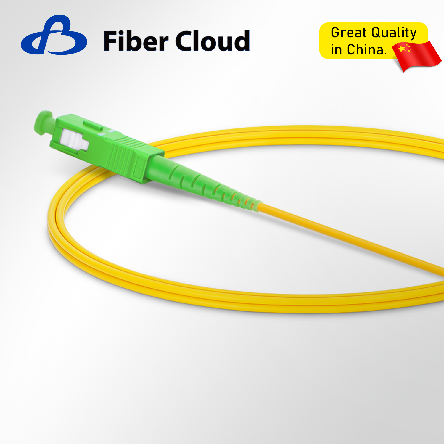 1m SC/APC to FC/APC Simplex OS2 Single Mode Ofnr 2.0mm Fiber Optic Patchcord Jumper Cable