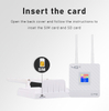 4G CPE LTE Cat4 Hotspot Ethernet LAN Wiless WiFi Router avec emplacement pour carte SIM
