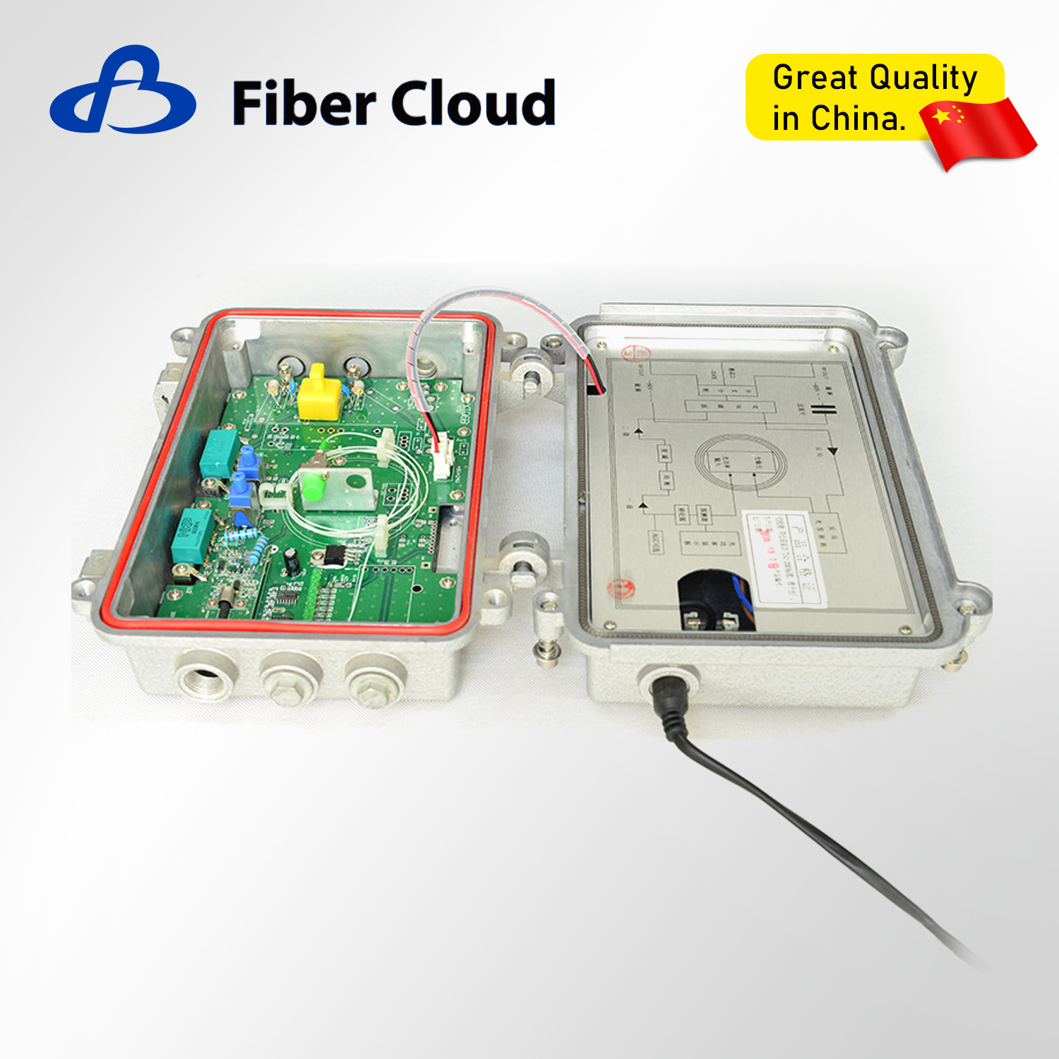 FTTH 220V 2/4-Port CATV Fiber Optical Receiver Outdoor Cable TV Optical Node