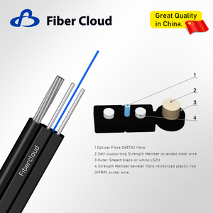 Small Size Self-supporting Bow-Type Drop Cable(GJYXFCH) Fiber Optic Cable