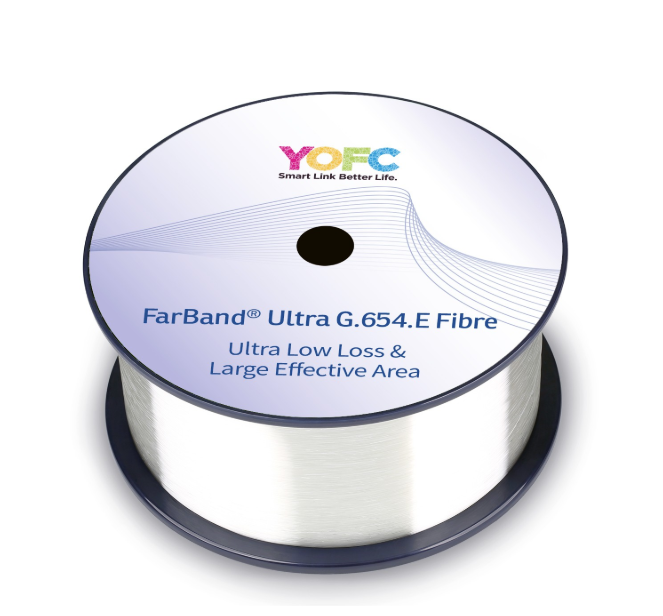YOFC G.654 FarBand® Ultra Low Loss and Large Effective Area Fibre