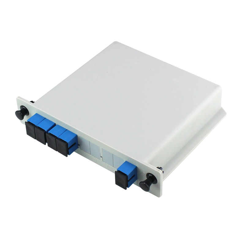 1-to-4 Plug-in PLC Optical Fiber Splitter