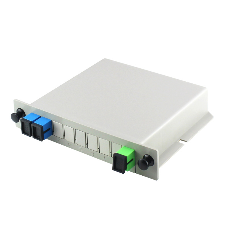 1-to-2 Plug-in PLC Optical Fiber Splitter