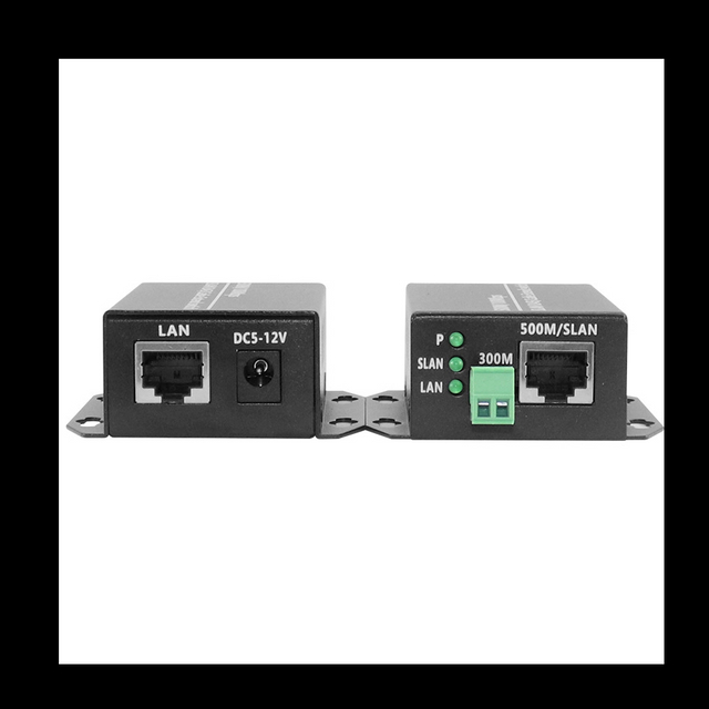 100Mbps Network Extender 500m Ethernet Cable Extender Twisted Pair 300m Network Transmitter 1 Pair