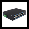 Gigabit Ethernet Transmission Device with 16 Electrical Ports Unmanaged 10/100M Industrial Fiber Switch