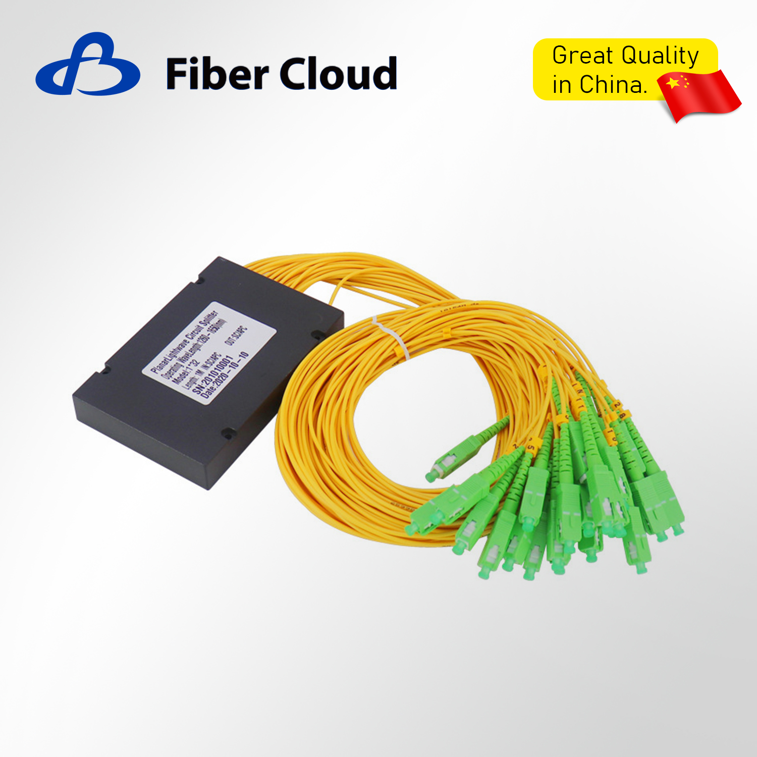 SC/APC 1*32 ABS Fiber Optic Splitter Box with Pigtails