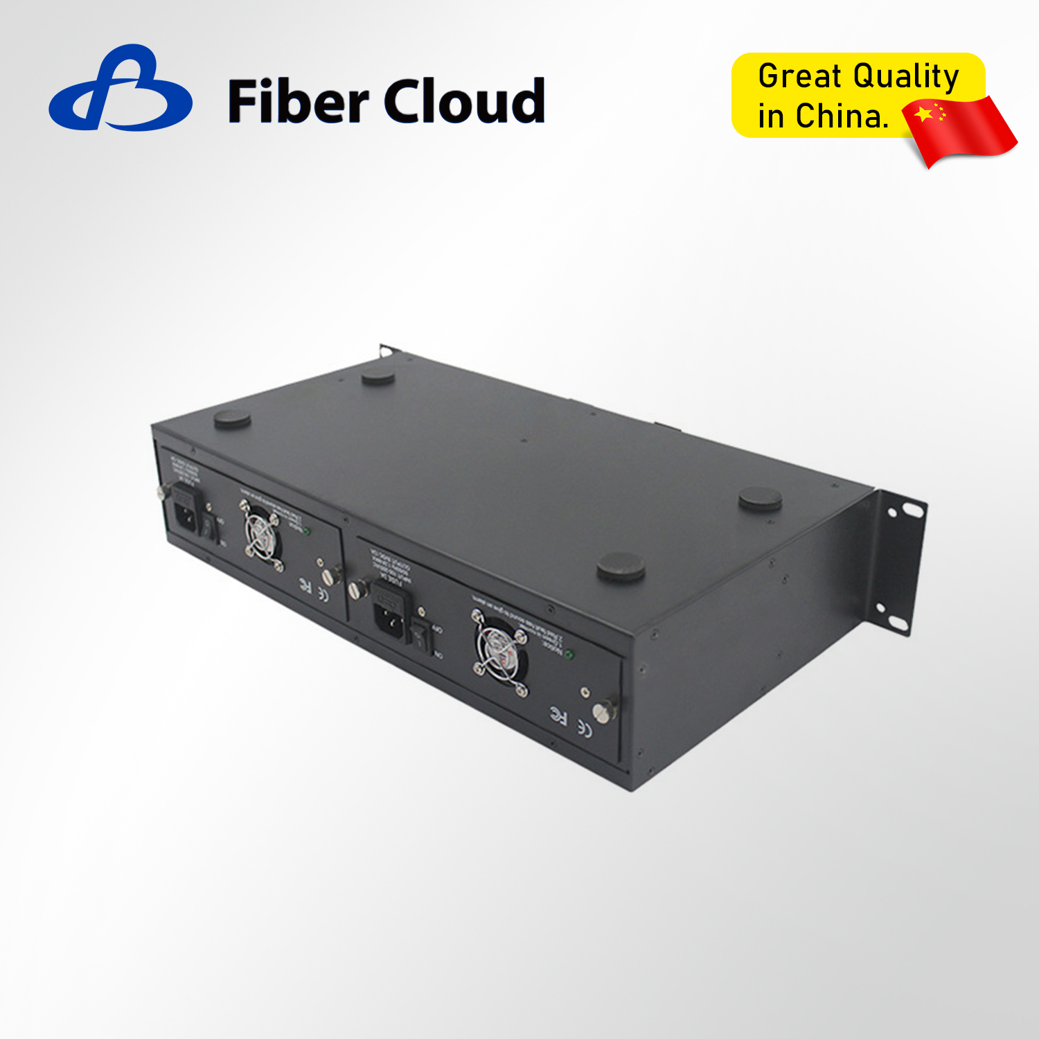 2u-16 Slot Chip Transceiver Fiber Optic Power Rack Chassis converter