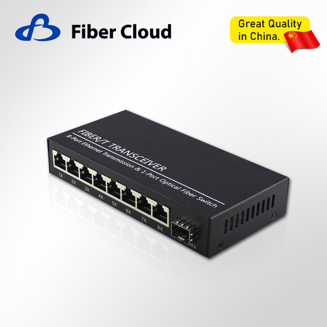 10/100/1000m SFP FTTH Epon Fiber Optic Transceiver Single-Mode Electrical Converter