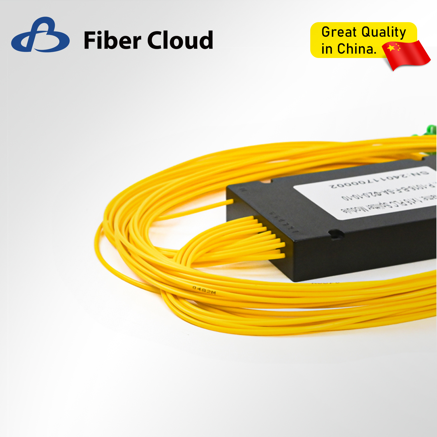 1X16 Sc APC G65A71 G652D LSZH PLC Module ABS Coupler 2.0mm Cable Fiber Optic PLC Splitter