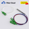 1*2 Mini Steel Tube Module with Sc/APC Upc Connector Low Loss G657A1 Fiber Optic PLC Splitter