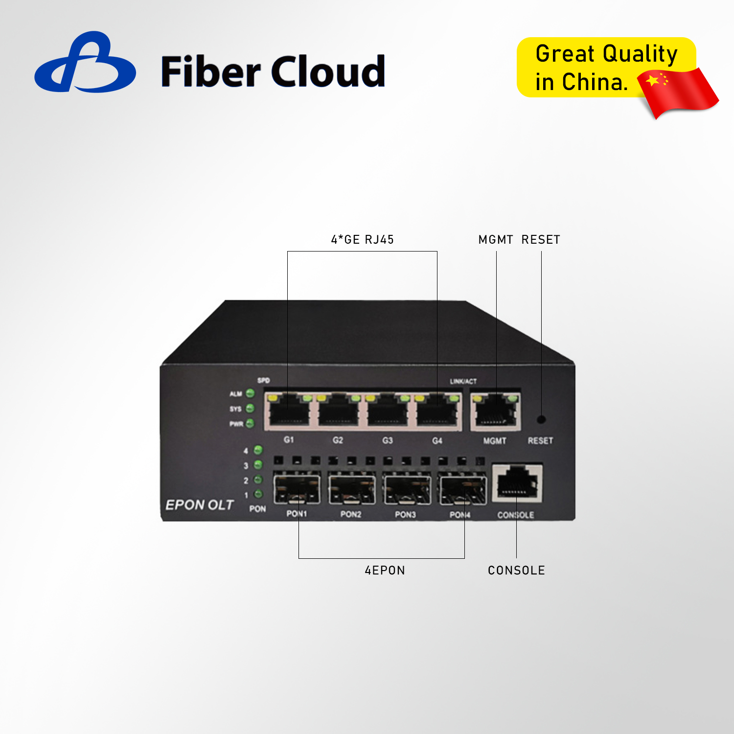FTTH 4 Port Epon Gpon ONU Mini Olt for 20km Transmission Range 