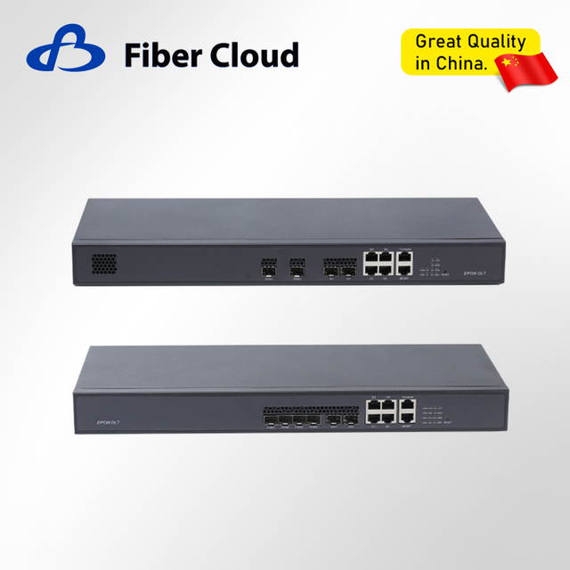 FTTH 1u 2/4 Port Epon Gpon Olt with SFP Modules