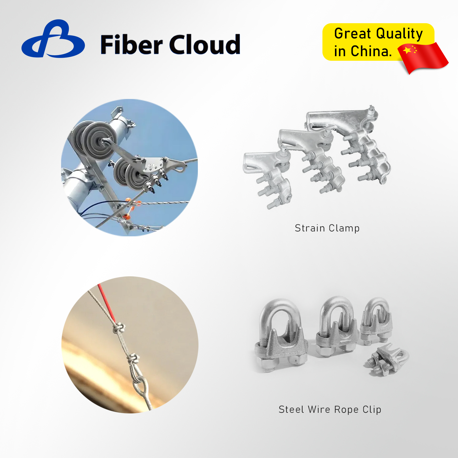 Preformed Armour Rods Insulation Piercing Connectors Insulation Fittings Suspension Clamp