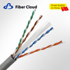 23AWG 4 Twisted Pairs CMR U/UTP 750MHz Solid Copper Cat6a indoor Ethernet Bulk Cable