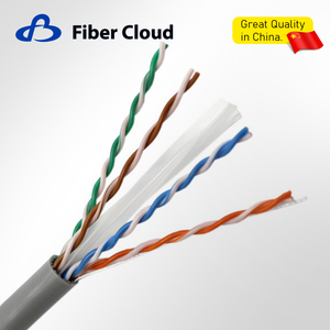 23AWG 4 Twisted Pairs CMR U/UTP 750MHz Solid Copper Cat6a indoor Ethernet Bulk Cable