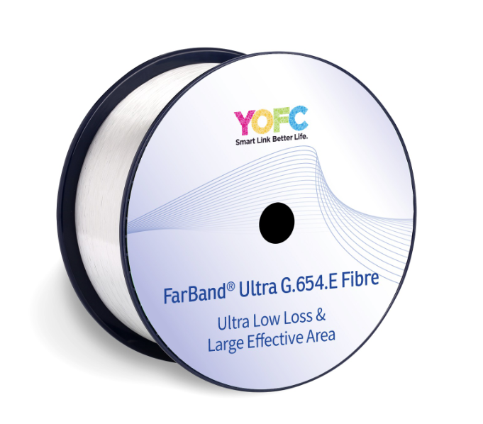 YOFC G.654 FarBand® Ultra Low Loss and Large Effective Area Fibre