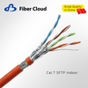 23AWG 4 Twisted Pairs CMR S/FTP 1000MHz Solid Copper Cat7 indoor Ethernet Bulk Cable