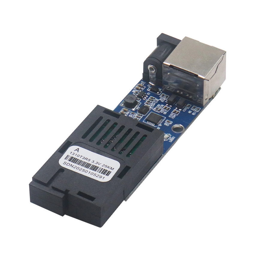 100G 1 Optical 1 Electrical Converter PCBA Board 20KM Optical Fiber Transceiver