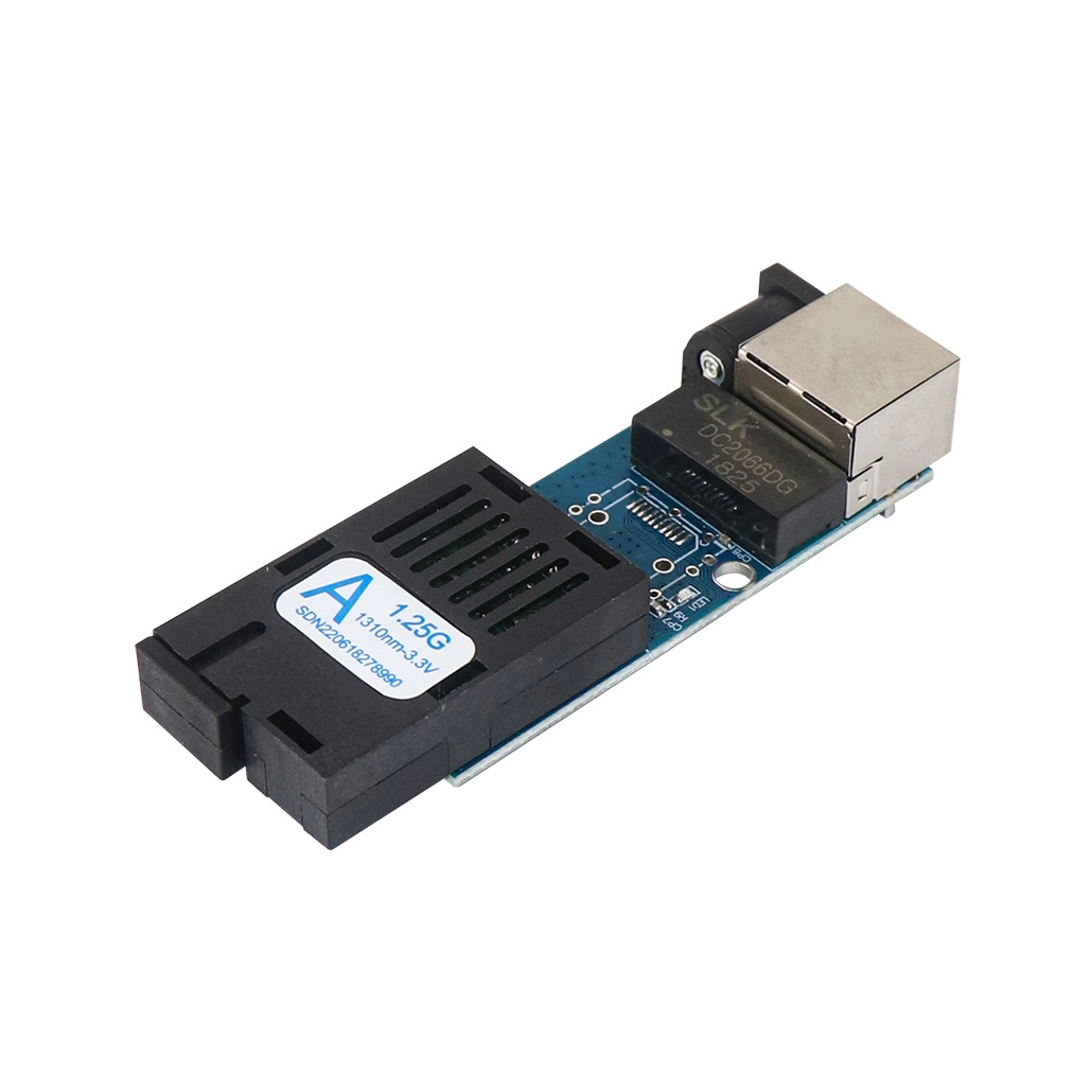 Gigabit 1SFP 1RJ45 PCBA Fiber Media Converter