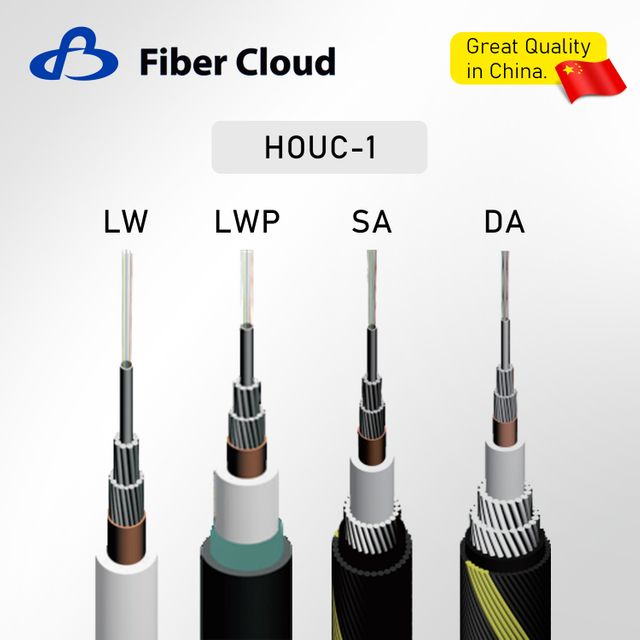 G652D G654 Steel Wire Direct Burial Armored Unrepeatered Submarine Optical Fiber Cable Armor Internet Cable