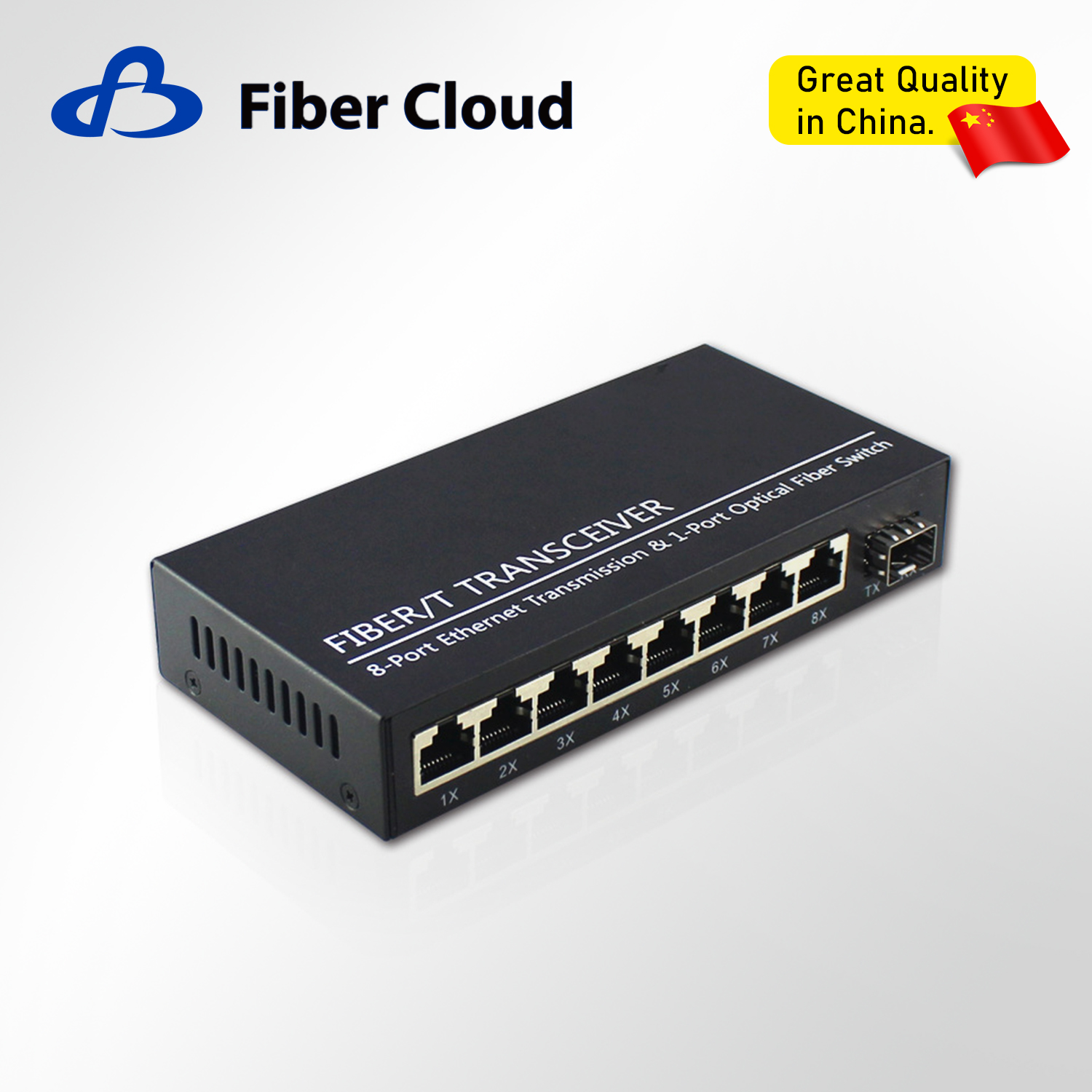 10/100/1000m SFP FTTH Epon Fiber Optic Transceiver Single-Mode Electrical Converter