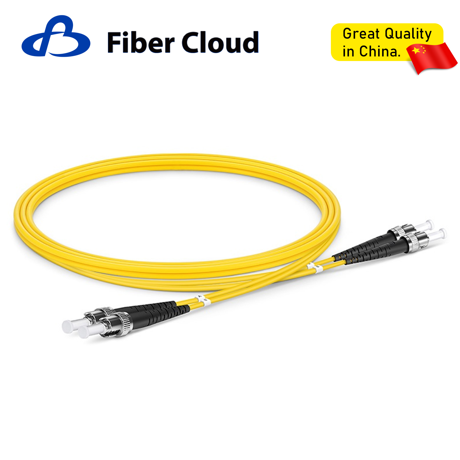 2.0mm ST/UPC to ST/UPC Duplex Single Mode Riser Ofnr Tight-Buffered Fiber Optic Patchcord