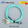8core 40-100g Multimode 2m-100m FTTH Fanout Duplex Sm/Om3/Om4 MPO to 4dlc Fiber Optic Patch Cord Jumper Cable