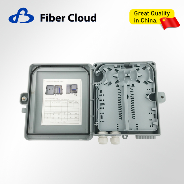 Outdoor/Indoor FTTH 12 Core Wall-Mounted Termianl Fiber Optic Distributor Box