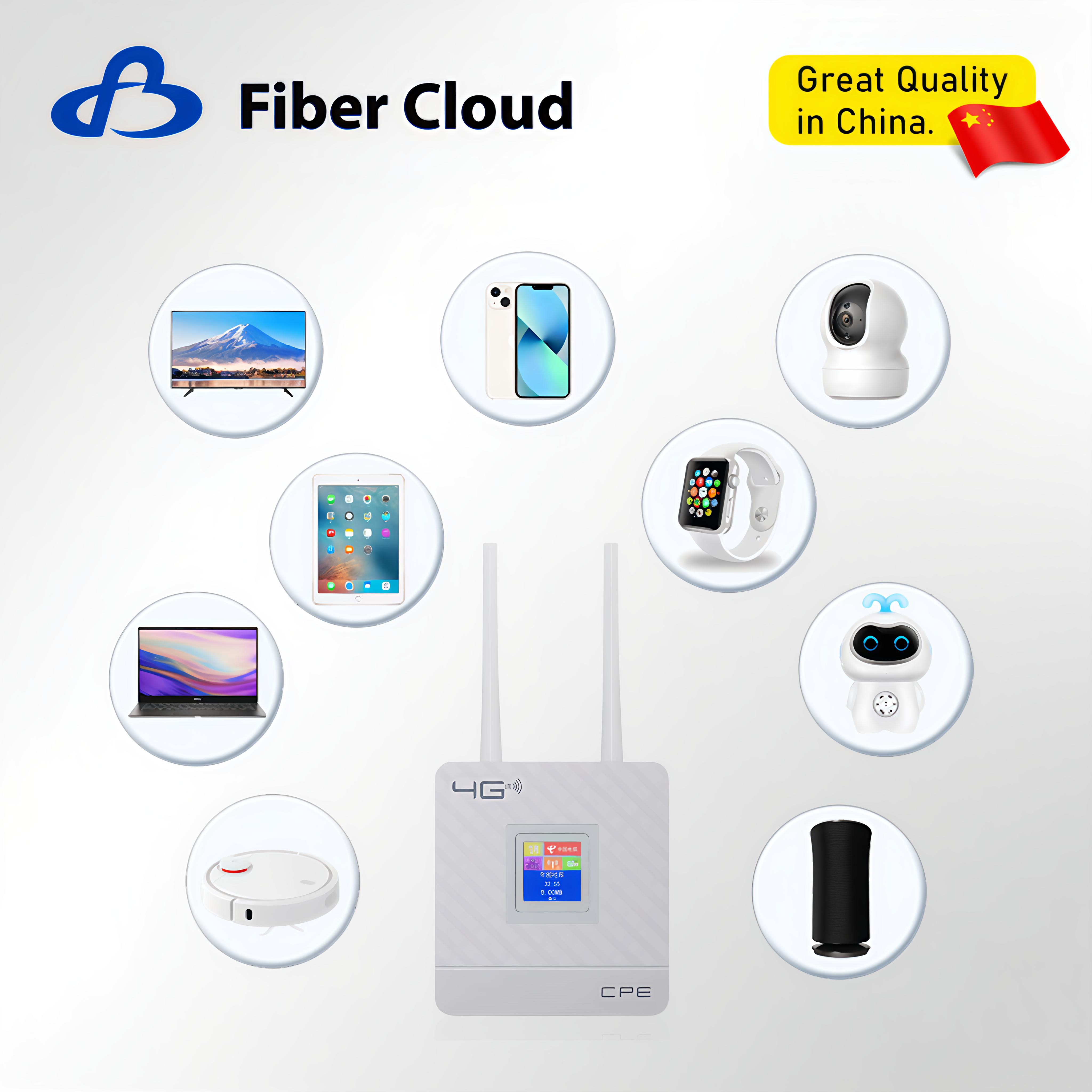 4G CPE LTE Cat4 Hotspot Ethernet LAN Wiless WiFi Router avec emplacement pour carte SIM