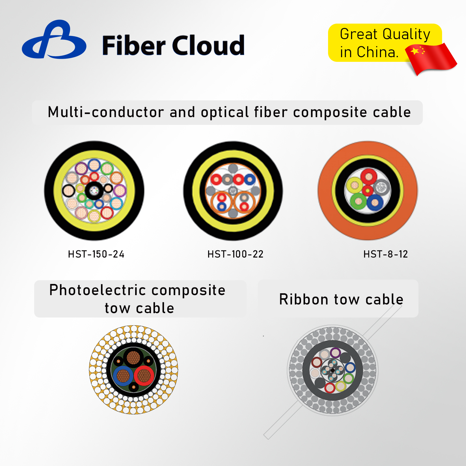 Ocean Exploration Towed Optical Fiber Cable CTD Tow Cable Optical-electric Composite Tow Cable