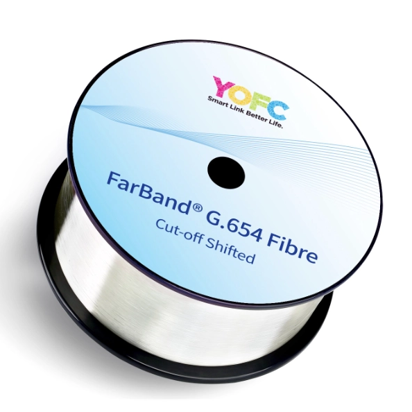 YOFC G654 FarBand&reg; Cut-off Shifted Single-mode Optical Fibre