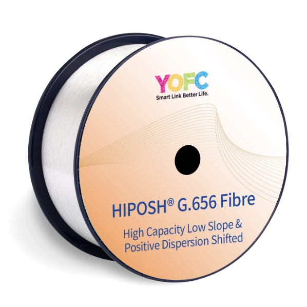 YOFC G656 HIPOSH&reg; High Capacity Low Slope Dispersion Shifted Single-mode Fibre
