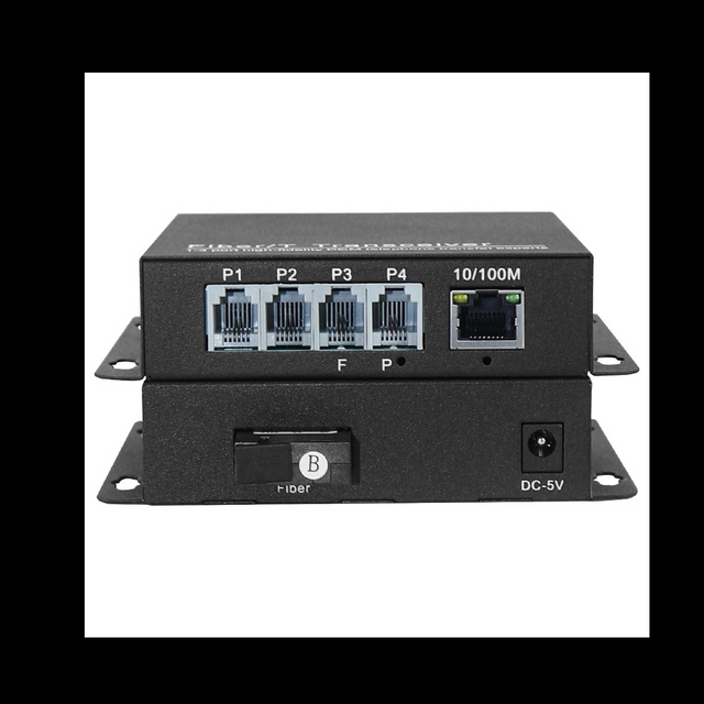 Telephone Optical Transceiver 1-4-8-16 Channels with 100Mbps Ethernet Port Fiber Extender PCM Voice Transceiver