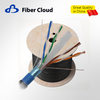 23AWG 4 Twisted Pairs PE&PVC U/UTP 550MHz Solid Copper Cat6 Outdoor Direct Burial Bulk Cable