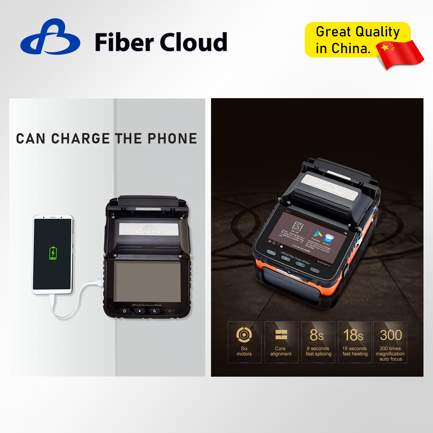 Ai-6c Fiber Optic Handheld Fusion Splicer Machine for FTTH