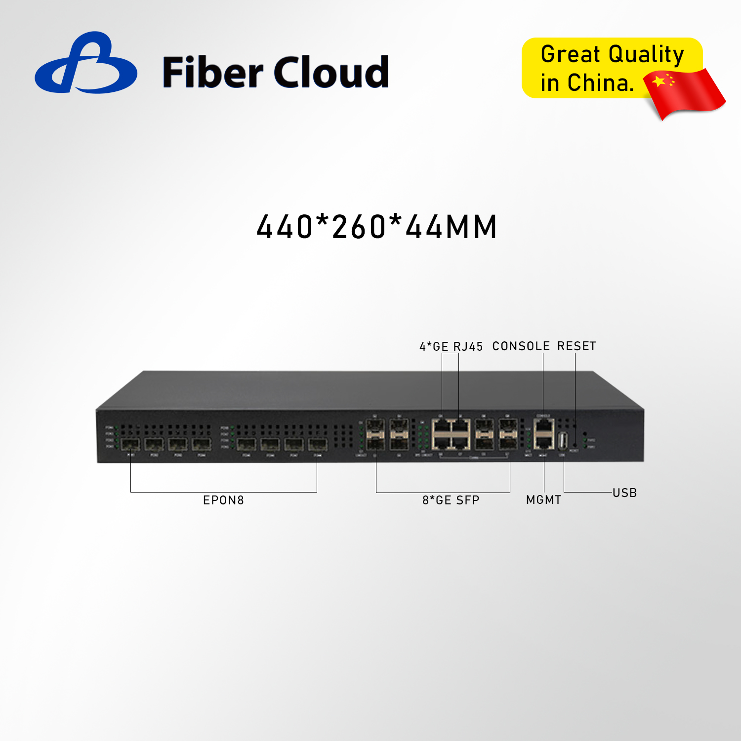 1u/2u Web 4/8 Ports SFP Fiber Optical Terminal Network Products Epon Olt 