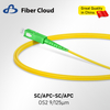 2.0mm Fabricado Da China Simplex SC/APC to SC/APC G652D G657A Single Mode Patchcord Fiber Optic Cable