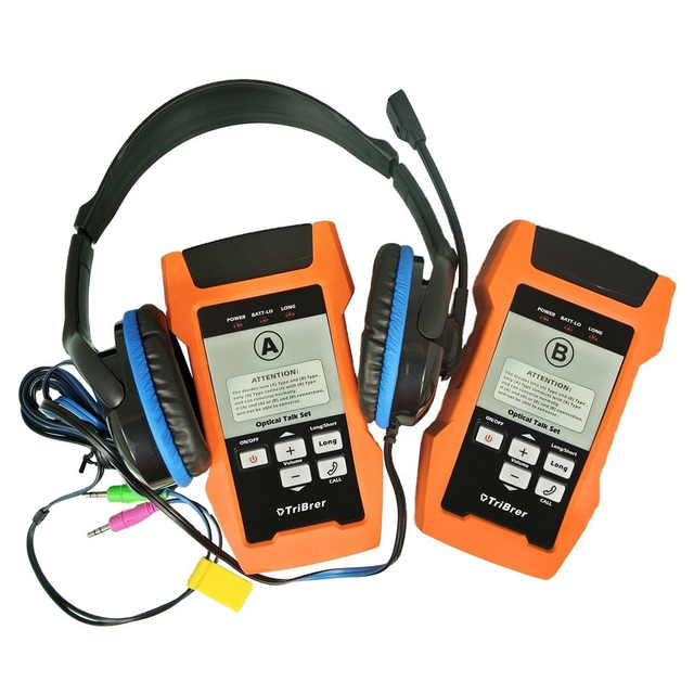 Fiber Optic Talk Set with 1310/1550nm Wavelength 100KM Transmission and Multi Network Compatibility