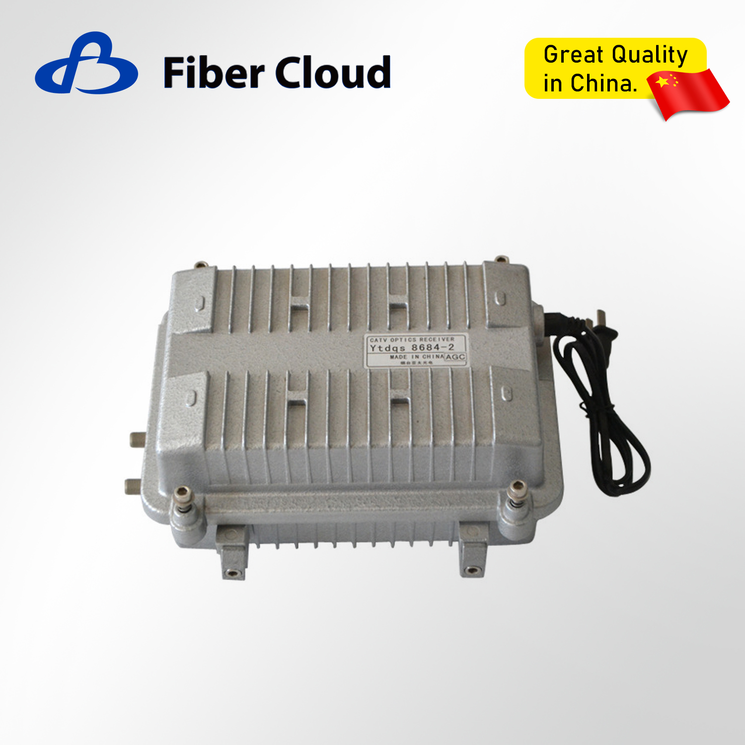 FTTH 220V 2/4-Port CATV Fiber Optical Receiver Outdoor Cable TV Optical Node